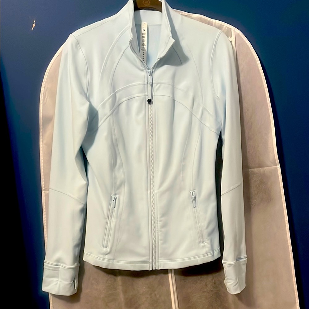Lululemon Define Jacket Powder Blue size 8